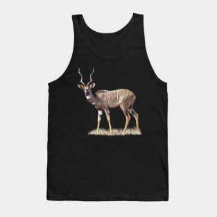 Kudu - Lesser Kudu - Antelope in Africa Tank Top